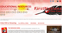 Desktop Screenshot of firstnationsfilms.com
